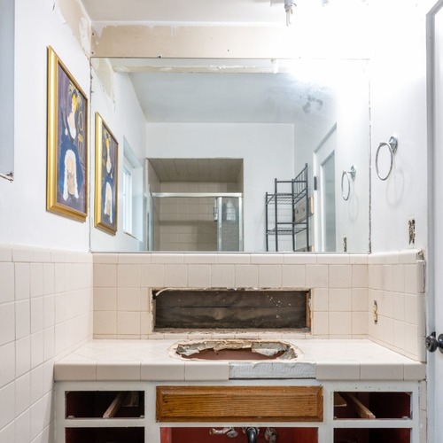 The home before the remodel