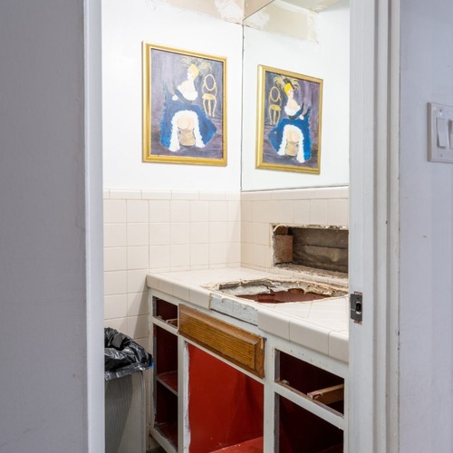 The home before the remodel